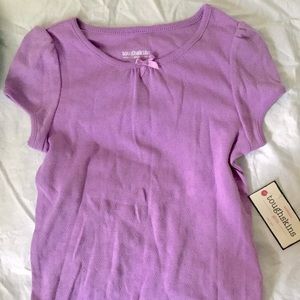 NWT girls size 4t purple cotton t shirt